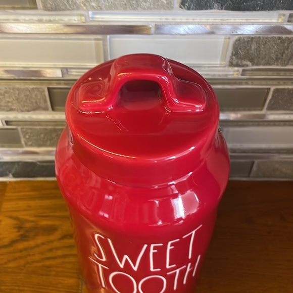 Rae Dunn sweet tooth red valentines canister - Picture 2 of 3